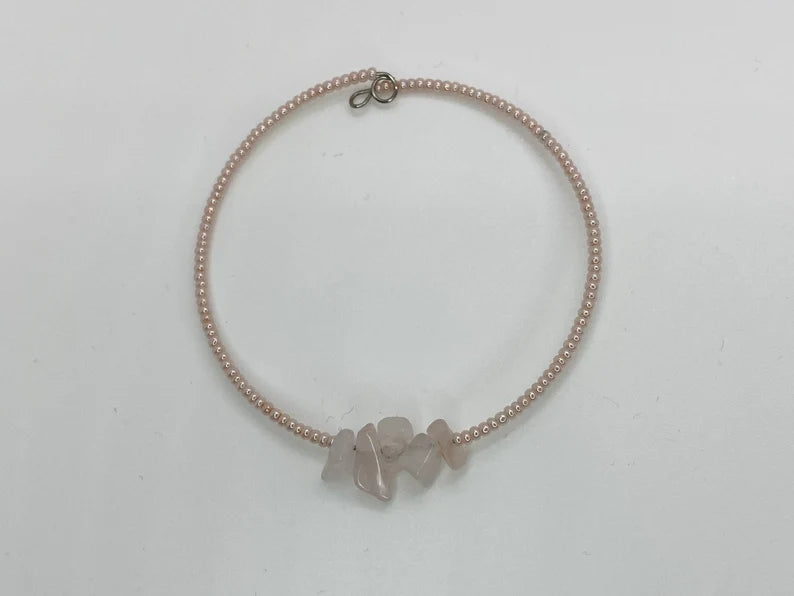 Rose Quartz Bangle