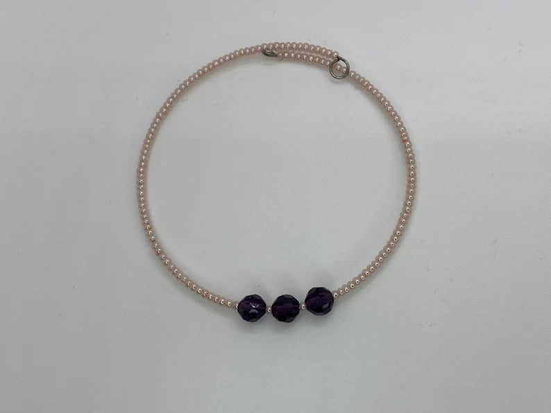 Purple Glass Bangle