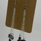 Chain Drop Stone Earrings